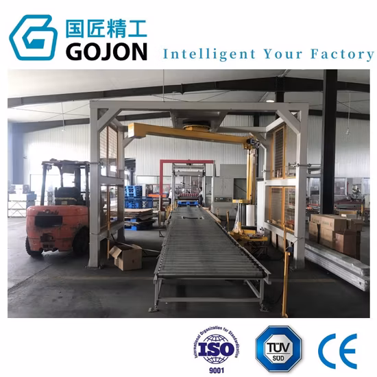 Auto Strapping Strapper Machine Film Wrapping Semi Automatic Carton Machine Folding Paper Box Making Digital Printing Board Sheet Corner Folder Gluer