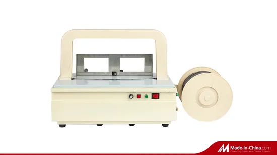 Máquina de cintar semiautomática de boa qualidade, máquina de embalagem e embalagem para caixa