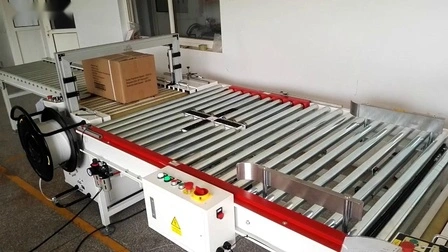 Máquina de cintar caixas de papelão totalmente automática